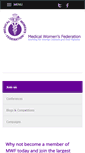 Mobile Screenshot of medicalwomensfederation.org.uk