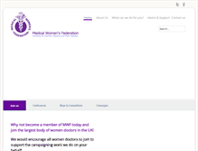 Tablet Screenshot of medicalwomensfederation.org.uk